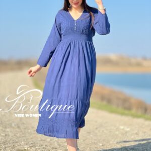 پیراهن ساحلی سلن آستین بلند کد 1071