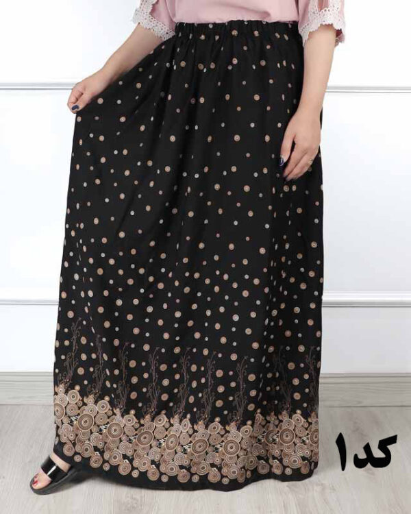 دامن سایزبزرگ طرح سنتی